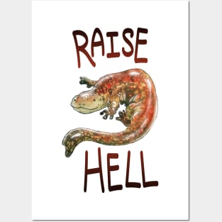 Raise Hell Hellbender Posters and Art